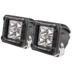 BOATZON | HEISE 4 LED Cube Light w/Harness - Spot Beam- 3' - 2 Pack