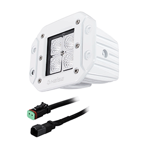 BOATZON | HEISE 4 LED Marine Cube Light - Flush Mount - 3'