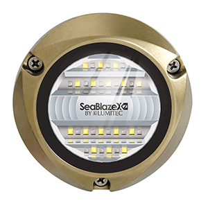 BOATZON | Lumitec SeaBlazeX2 LED Underwater Light - Dual Color - White/Blue