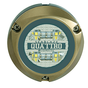 BOATZON | Lumitec Zambezi Quattro Surface Mount Underwater Light - White/Blue