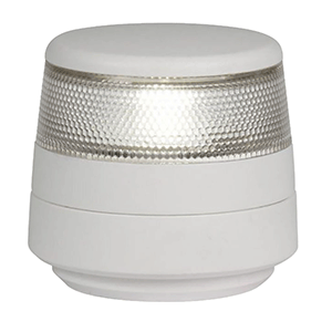 BOATZON | Hella Marine NaviLED 360 Compact All Round White Navigation Lamp - 2nm - Fixed Mount - White Base