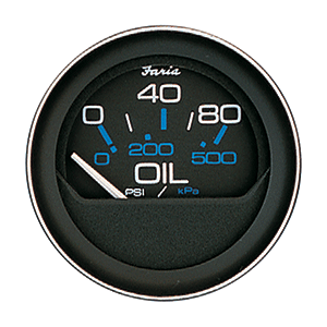 BOATZON | Faria Coral 2' Oil Pressure Gauge (80 PSI)