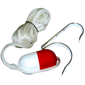 BOATZON | Taylor Made Ring Buoy Holder w/60' Heaving Line