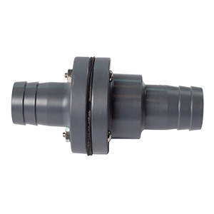 BOATZON | FATSAC 1-1/8' Barbed In-Line Check Valve w/O-Rings f/Auto Ballast System