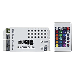 BOATZON | HEISE Sound Activated RGB Controller w/IR Remote