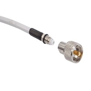 BOATZON | Shakespeare PL-259-ER Screw-On PL-259 Connector f/Cable w/Easy Route FME Mini-End