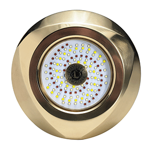 BOATZON | Lumitec Typhoon Underwater Bronze Thru-Hull LED Light - RGBW Spectrum