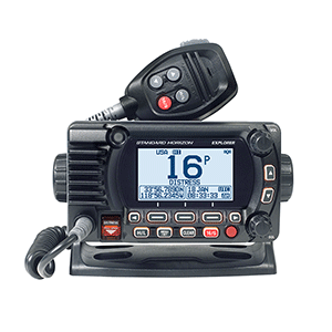 BOATZON | Standard Horizon GX1850 Fixed Mount VHF - NMEA 2000 - Black