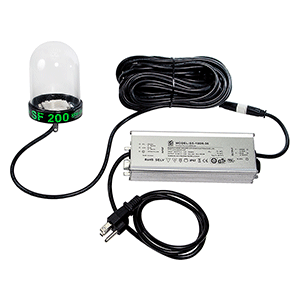 BOATZON | Hydro Glow LED Underwater Dock Light - 200W - 50' Cord - Blue