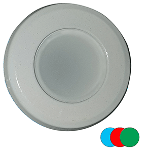 BOATZON | Shadow-Caster Color-Changing White, Blue & Red Dimmable - White Powder Coat Down Light
