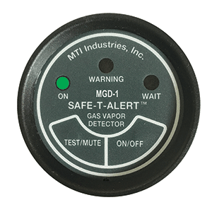 BOATZON | Safe-T-Alert Gas Vapor Alarm UL 2' Instrument Case - Black