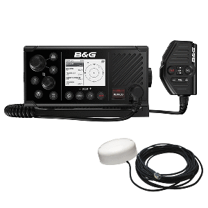 BOATZON | B&G V60-B VHF Marine Radio w/DSC, AIS (Receive & Transmit) & GPS-500 GPS Antenna