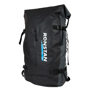 BOATZON | Ronstan Dry Roll Top - 55L Backpack - Black & Grey