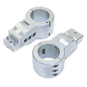 BOATZON | PTM Edge Board Rack Mounts - 2.38' Pipe Clamp - Silver