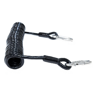 BOATZON | Tigress Heavy-Duty Coiled Safety Tether - 1200lbs