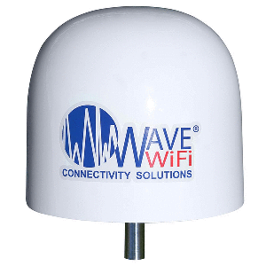 BOATZON | Wave WiFi Receiving Dome 2.4GHz + 5GHz AC MU-MIMO Single Ethernet Cable - 12VDC