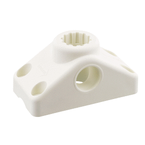 BOATZON | Scotty Combination Side / Deck Mount - White BOATZON | Scotty Combination Side / Deck Mount - White