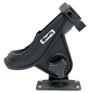 BOATZON | Scotty 281 Bait Caster/Spinning Rod Holder w/244 Flush Deck Mount - Black BOATZON | Scotty 281 Bait Caster/Spinning Rod Holder w/244 Flush Deck Mount - Black
